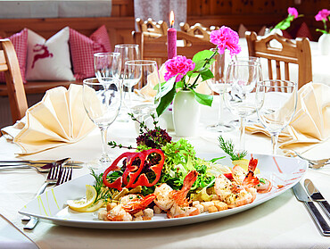 Salat im Zirbenhotel Steiger in Salzburg