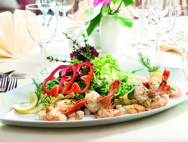 Salat im Zirbenhotel Steiger in Salzburg